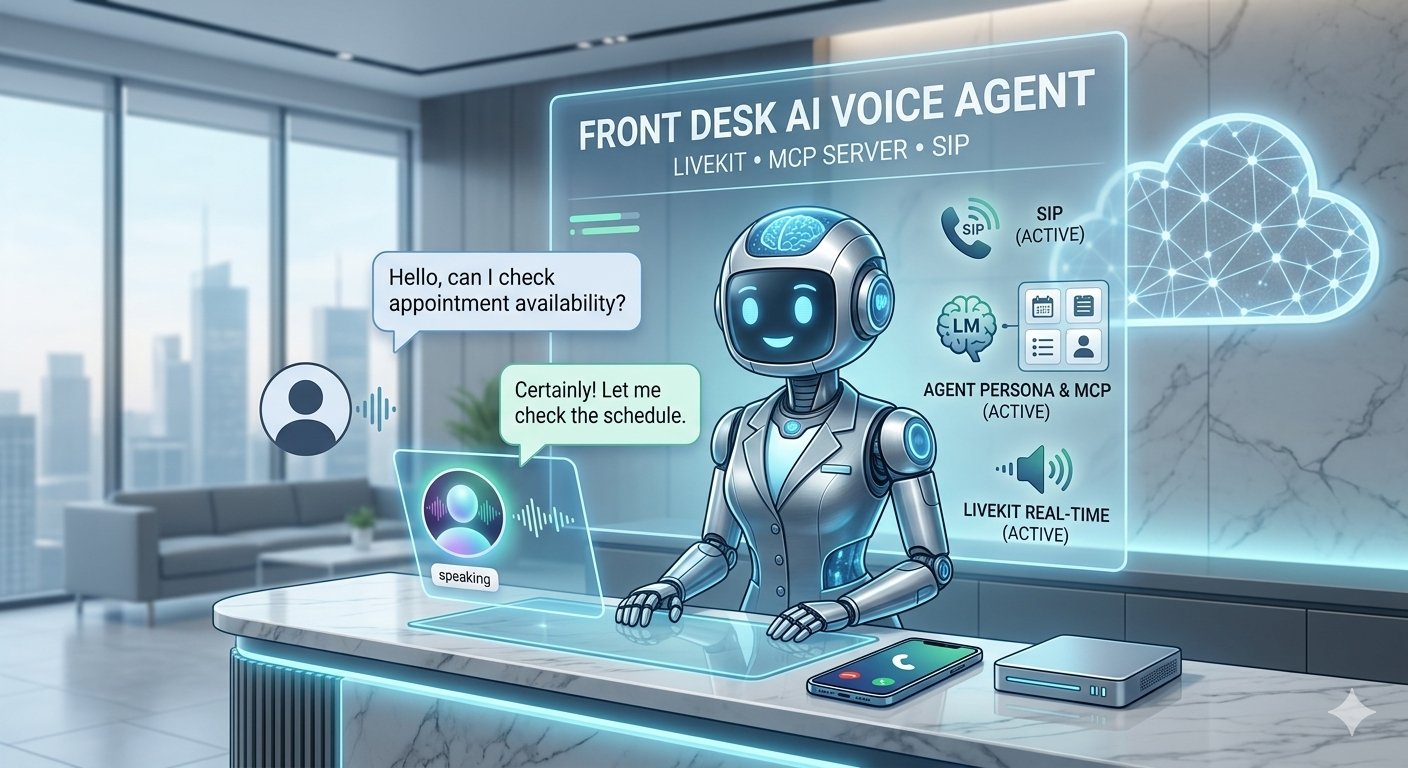 Voice AI Front Desk Agent